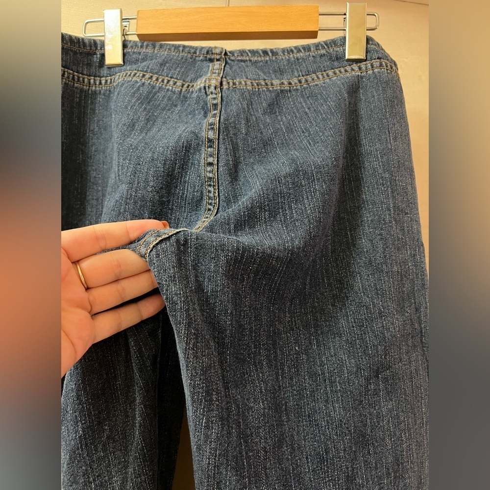 Vintage Bubblegum USA Lace Up Flare Jeans Y2K Women’s 11/12 Bootcut Denim Pants - Picture 8 of 9